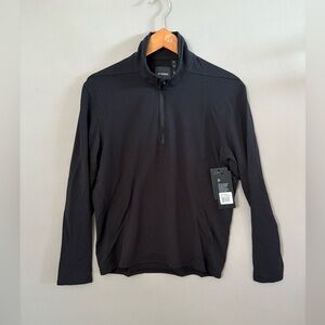Ten Thousand Sweater Warm Medium Black The Over Zip Long Sleeve Pullover Wool